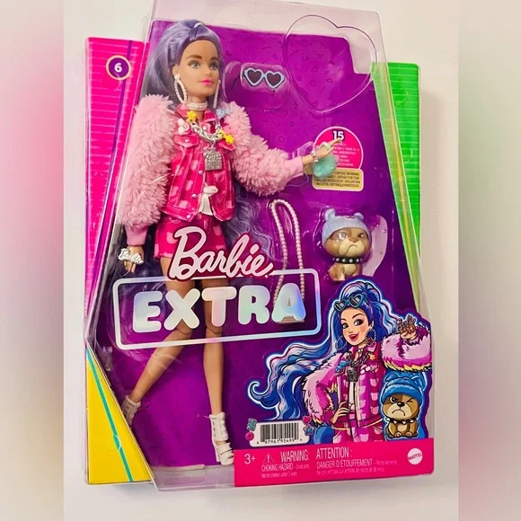 Barbie Extra Doll With Pet & Accessories - Picture 1 of 7